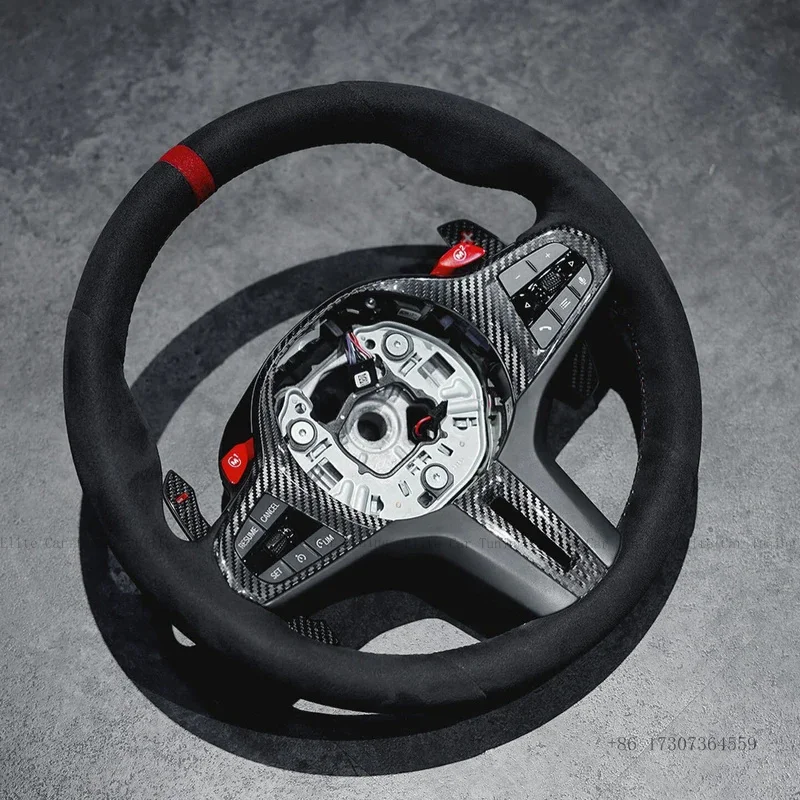 Carbon Fiber LED Steering Wheel Fit For BMW G30 G20 G01 G02 G05 G06 G31 G32 G11 G12 G14 G15 G16 G29 F90 F91 F92 G07 M3 M4 F40 M5