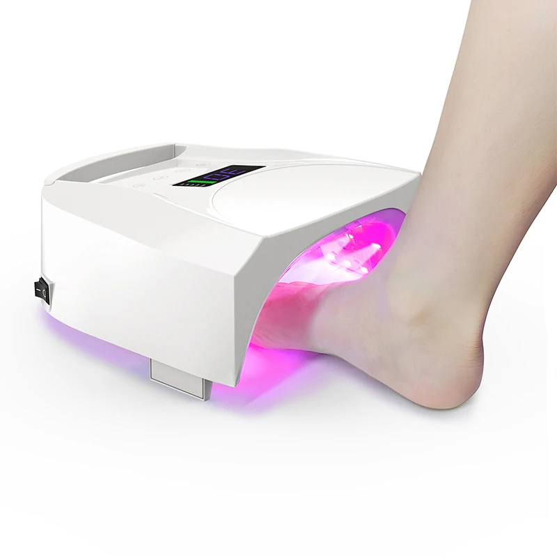 High Power 96W Rechargeable Nail Lamp UV LED Nail Dryer Red Light Beads for Curing Polish Nail Manicure Electric Acetone Protect