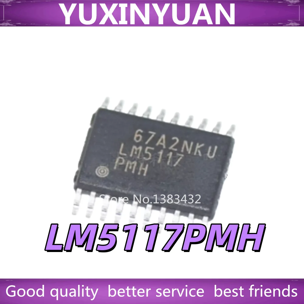 5PCS LM5117 LM5117PMH LM5117PMHX HTSSOP-20 Wide Voltage Range Buck-Boost Controller