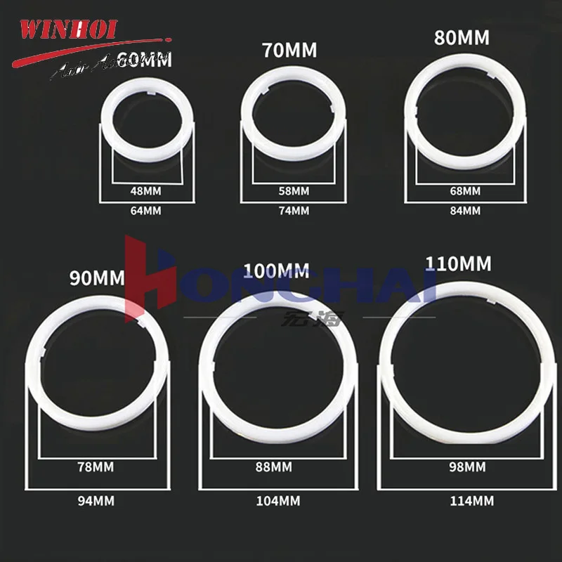 Car Angel Eyes RGB Cotton Halo Rings 12-24V Led Headlight Drl Motorcycle Moto Angel Eye 60mm 70mm 80mm 90mm 100mm 110mm 120mm