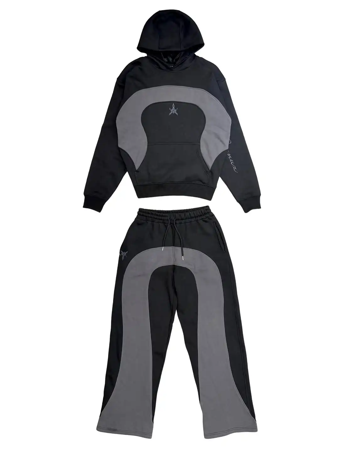 

Y2K Trendy Baggy Casual Hoodie Sets 2025s New CRONUZUK Foam Printed Comfortable Men Women Gothic High Street Hip Hop FW Clothing