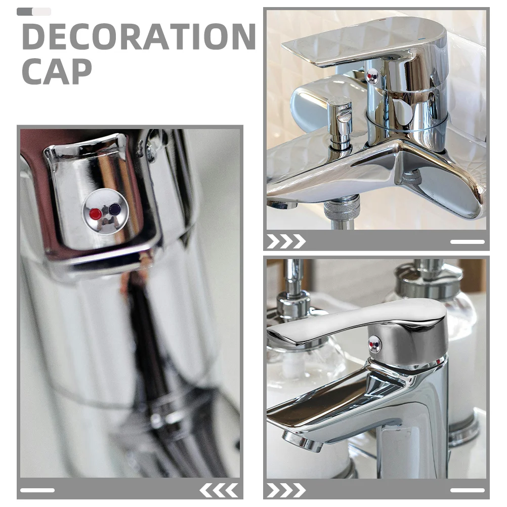 20 PCS Faucet Cap Bathroom Sink Knobs Cold Water Kitchen Tap Universal Replacement Part