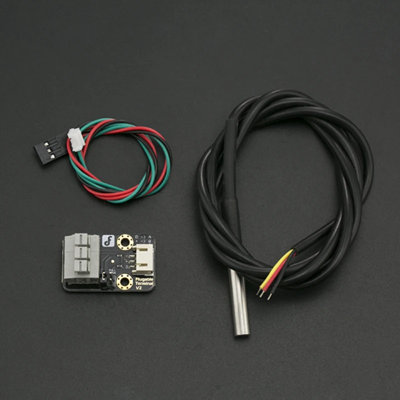 Gravity: Waterproof Temperature Sensor Kit Soil Temperature and Water Temperature Detection Genuine 18B20