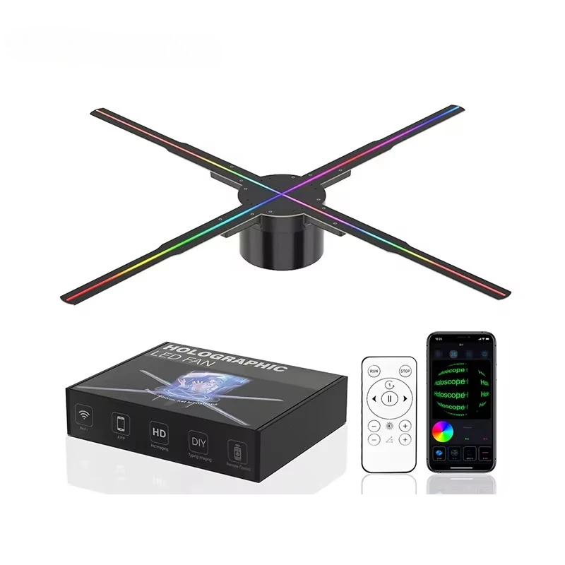 Factory Hot Selling 3D Dynamic Screen Led Fan Holographic Display Equipment U for 3D Display