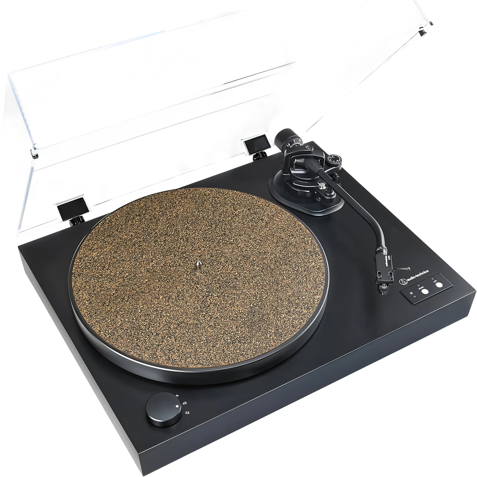Cork & Rubber Thick Vinyl Player Platter Pad Anti-Slip Anti-Static with High Fidelity Vinyl Accessories for LP Record Player