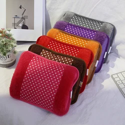 Electric Hot Water Bag Soft Winter Hand Warmer Reusable Hot Water Bottle EU Plug Rechargeable Warm Hand Pocket