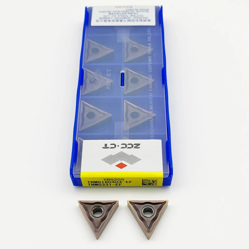 

TNMG160404 TNMG160408 EF YBG205 Carbide Inserts TNMG ZZC CT CNC Lathe Cutting Tool Turning Insert For Stainless Steel Lathe Tool