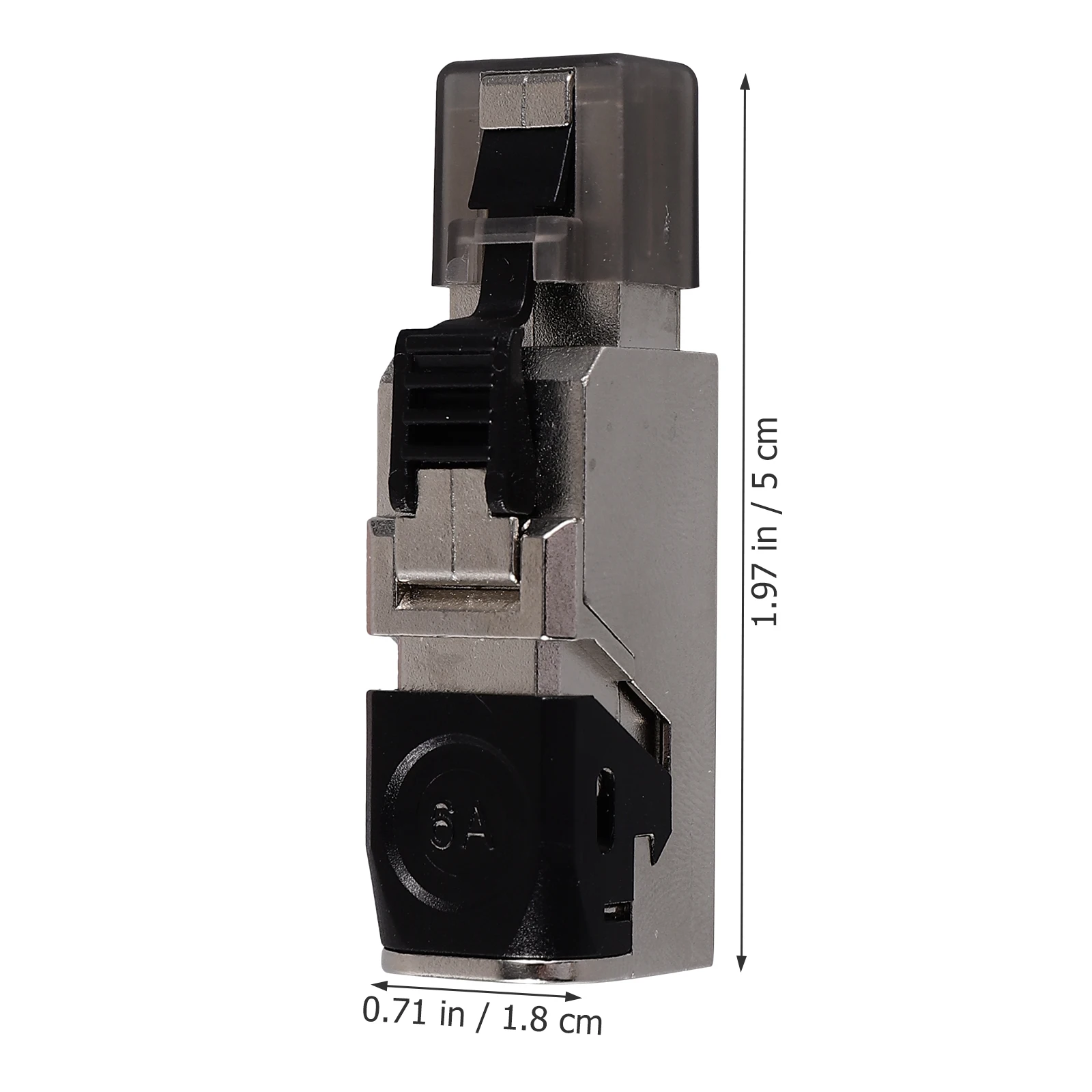 

Crimp-free Wire Connector Ethernet Cable Plugs Kit Through Cat Six Connectors