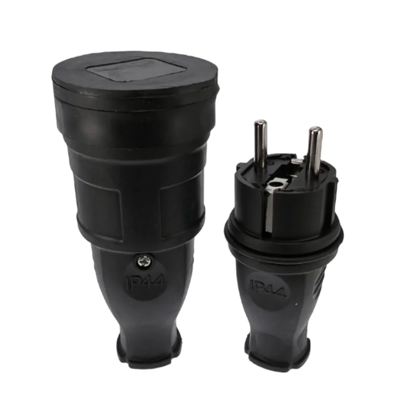 France Waterproof Female Male Connector 16A Electrical Plug Socket CE Aprroval 3500W Industrial Power Outdoor Socket