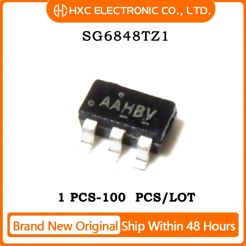 

100% New 10PCS/100PCS SG6848TZ1 SG6848 SG6848T 6848TZ1 AAHBB SOT23-6 IC Chips