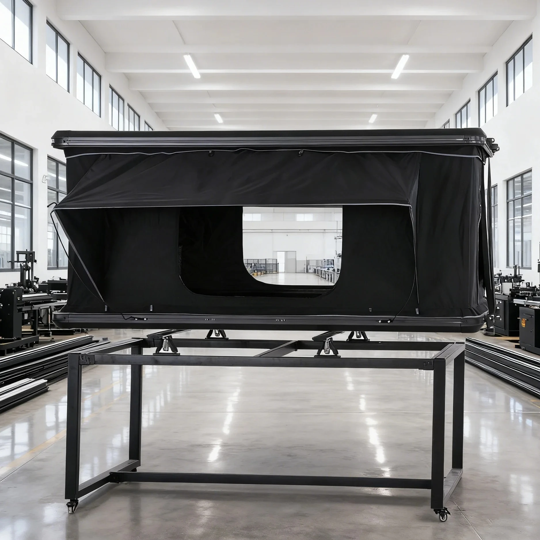 Wholesale Rectangle Car Canvas Camping Aluminum Rooftop Tent Car Hard Shell Roof,Customization