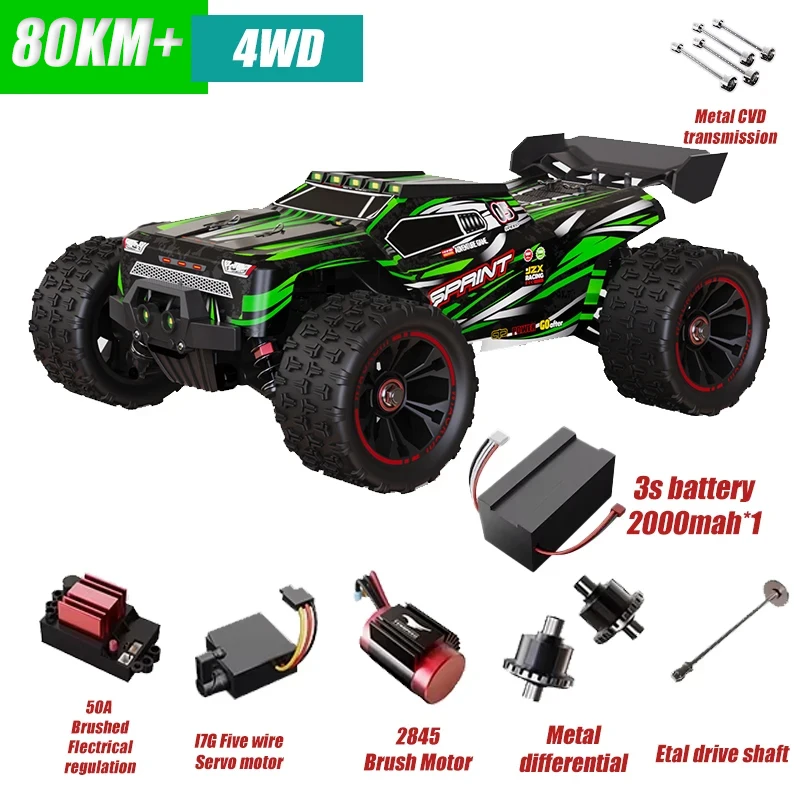 SCY9522PRO 85 km/u hoge snelheid RC auto borstelloze 4WD off-road drift afstandsbediening auto 1:16 professionele racewagens SCY9522 50 km/u