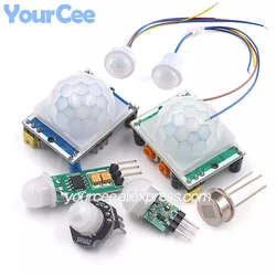 HC-SR501 HC-SR505 AS312 SR312 RD624 SR602 IR Pyroelectric Infrared Mini PIR Module Motion Sensor Detector Module for Arduino