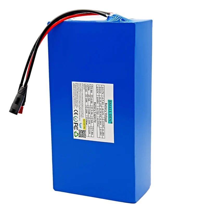 18650 новый литий-ионный аккумулятор 48V20AH 13S6P аккумуляторная батарея 20000 мАч 1500 Вт подходит для электрических скутеров и велосипедов