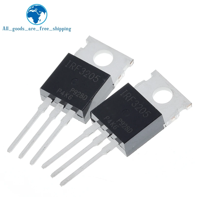 TZT 10pcs IRF3205 IRF3205PBF 55V 98A 8mOhm 97.3nC