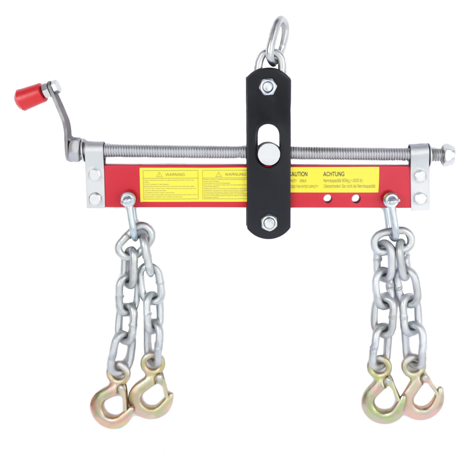 900Kg Engine Hanger Balance Support Stand, Automobile Balance Frame with Handle, Motor Repair Tools, Car Workshop Crane