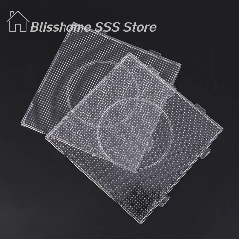 2.6MM Fuse Beads Pegboards - 4Pcs Square - close-up view
