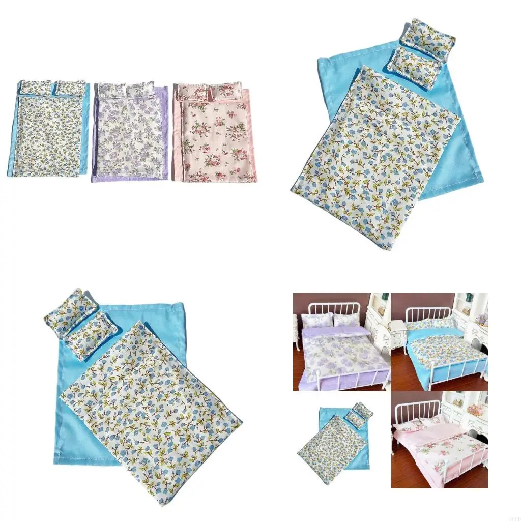 conjunto-cama-para-casa-boneca-lavavel-com-design-flor-rural-acessorios-quarto-miniatura-para-exibicao-cena