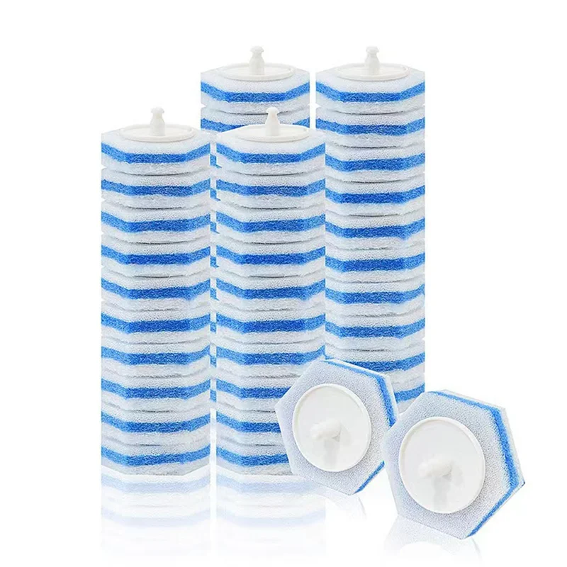 50PCS Upgraded Toilet Wand Refills For Disposable Wand Heads Most Toilet Wand Refills For Toilet And Bathroom Cleaning-Hot