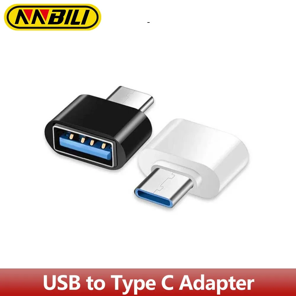 NNBILI Type C to USB Adapter 3.0 USB-C 3.1Male OTG A Female Data Connector For MacBook Pro iPad Mini 6/Pro MacBook Air C Devices