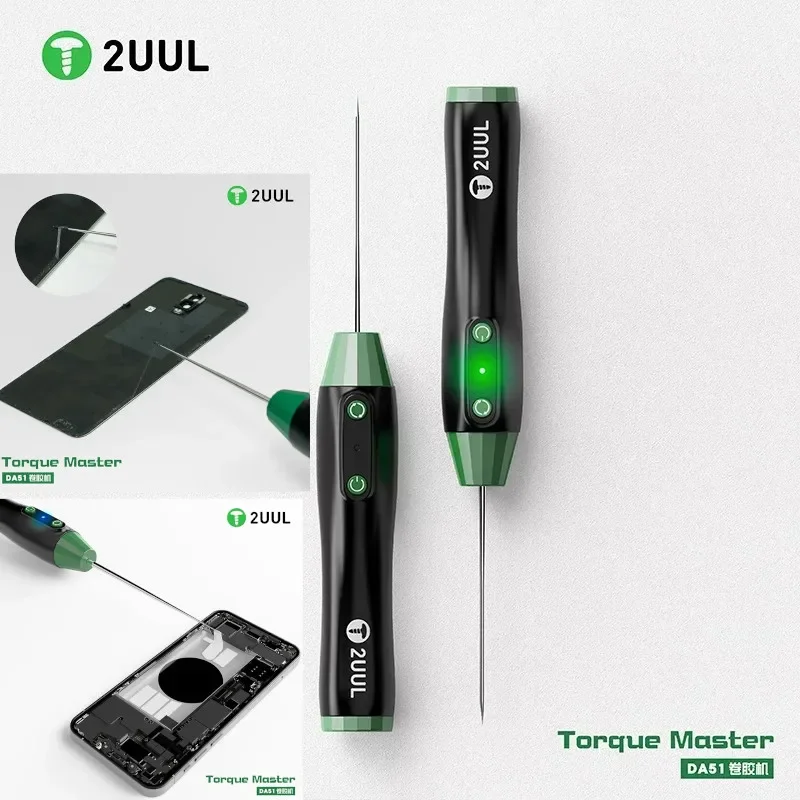 2UUL DA51 Torque Master Glue Remover Pen Mobile Phone Tablet Battery Screen Adhesive Removal Cleaning Degumming Tools