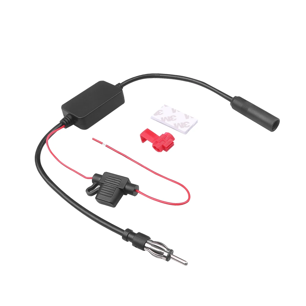 ANT-208 السيارات FM/AM هوائي الداعم سيارة هوائي هوائي 12 فولت سيارة السيارات راديو مكبر صوت أحادي الزجاج الأمامي جبل هوائي هوائيات