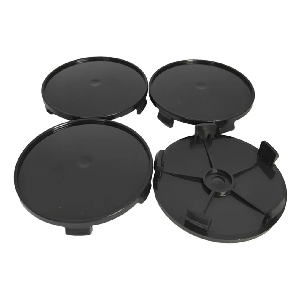 4pcs Car Hub Center Cover Modified Hub Cover 68MM Outer Diameter Front/rear/right/left Car Wheel Center Cap Black/Chrome Accesso