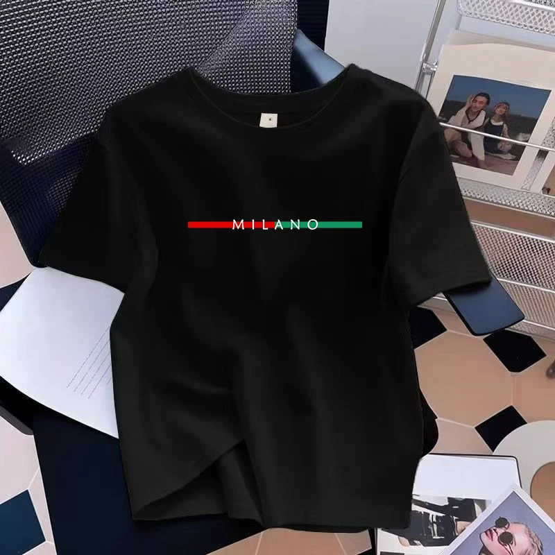 Womens T-shirt Summer Cotton Soft Casual Short Sleeve Outdoor Sports Jogging Woman Clothing Tops 2026 Fashion Street O Neck Tees