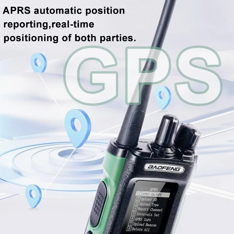 Baofeng DM-32UV DMR اسلكية تخاطب راديو GPS فتحة زمنية مزدوجة نوع-C شحن لحم الخنزير اتجاهين الراديو