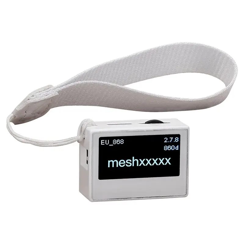 

Карманный ретранслятор Lora SQPP с OLED-дисплеем — мини-узел Mesh Lora от Meshtiny с модулем Lora NRF52840 SX1262