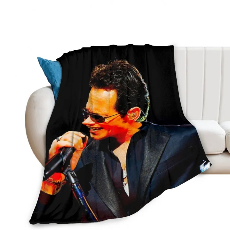 macho Marc Anthony Tour Throw Blankets Soft Velvet Blanket Travel Bedding Home Decor Fleece Blanket