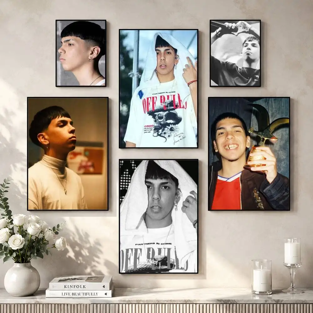 F-Famous Argentine Rapper Milo J Poster Versatile HD Waterproof Wall Art Self-Adhesive Decor for Any Space Ideal Gift