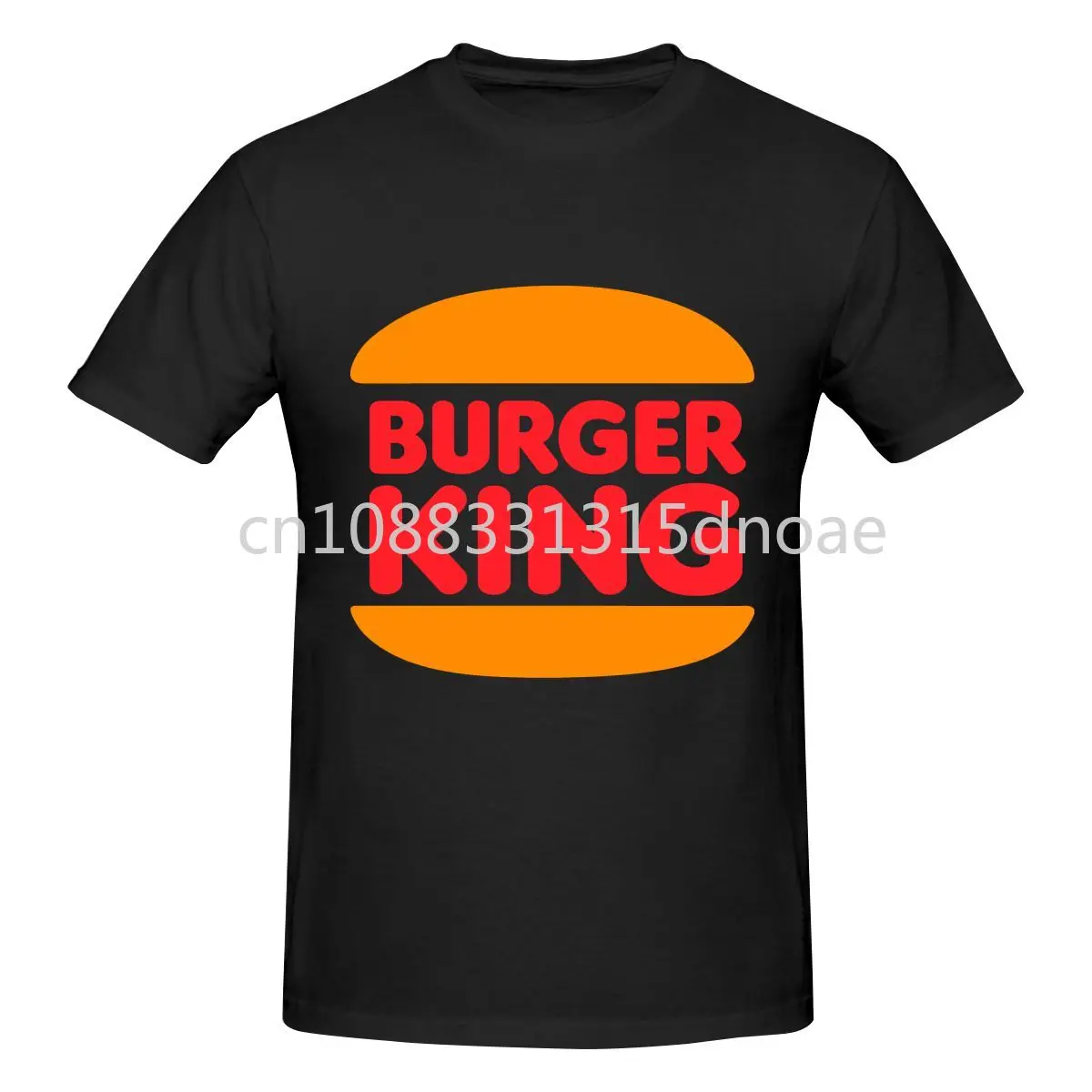 

Burger King T-shirt Men Print Round Neck T-shirt Summer Fashion Short Sleeve Cotton T Shirt