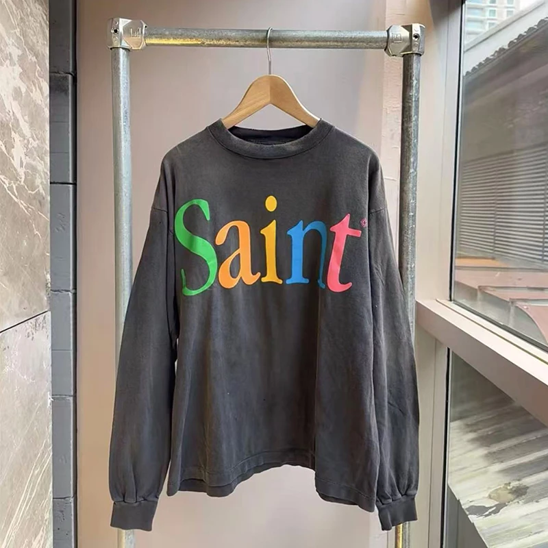 SAINT Mxxxxxx 25ss LS TEELOVE Worn-In Long Sleeve T-Shirt Unisex