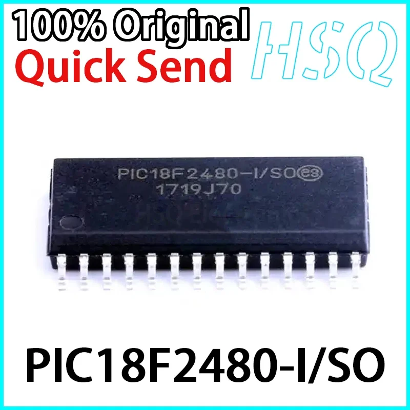 2PCS New Original Stock PIC18F2480-I/SO PIC18F2480 Microcontroller SOP-28