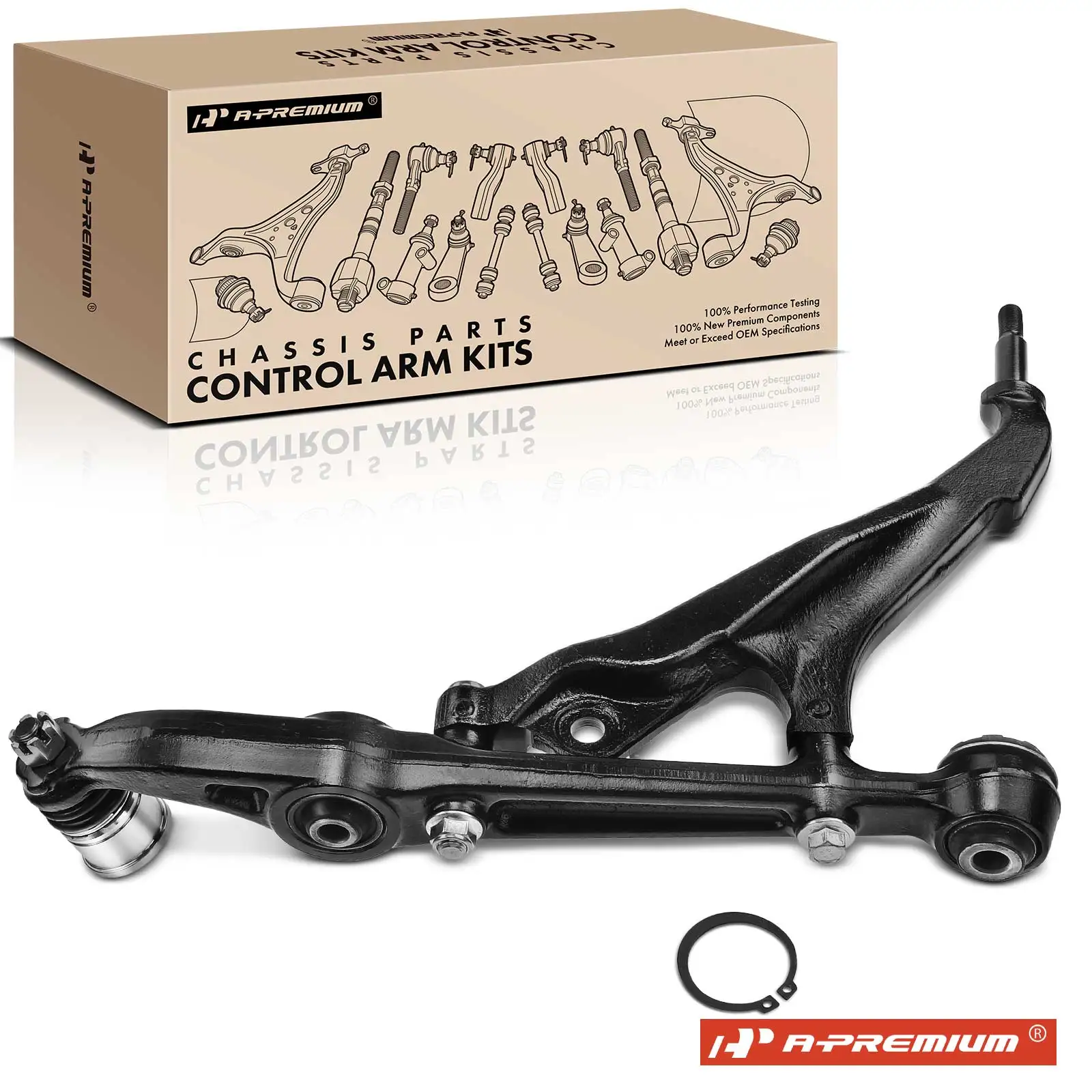 A-Premium Front Left Lower Control Arm for Honda Civic 1992-1995 Civic del Sol 1993-1997 Acura Integra 1994-2001