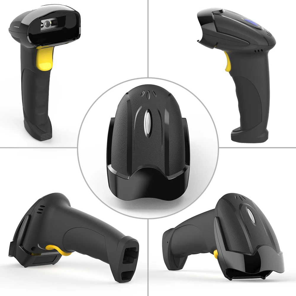 GTCODESTAR X-9101C Handheld Wireless 1D 2D Barcode Reader CMOS Image Qr Code Barcode Scanner for Cash Register Supermarket