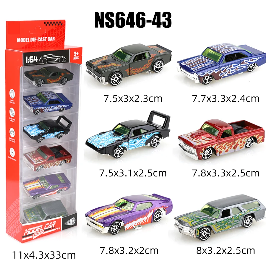 Children's simulated alloy toy cars, sliding sports car models, ornaments, decorative alloy cars for boys.