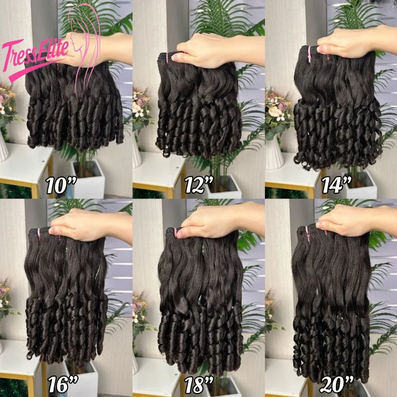 

Премиум двойной рисунок вьетнамские завитки для наращивания человеческих волос, шторы для волос, естественный вид, мягкая текстура, без запутывания, натуральный цвет