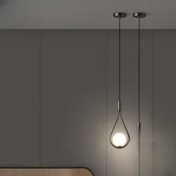 Luz de cabeceira italiana para o quarto, Lustre simples e moderno, Celebridade da Internet, Restaurante e Bar, pode ser ajustado e levantado, Sala