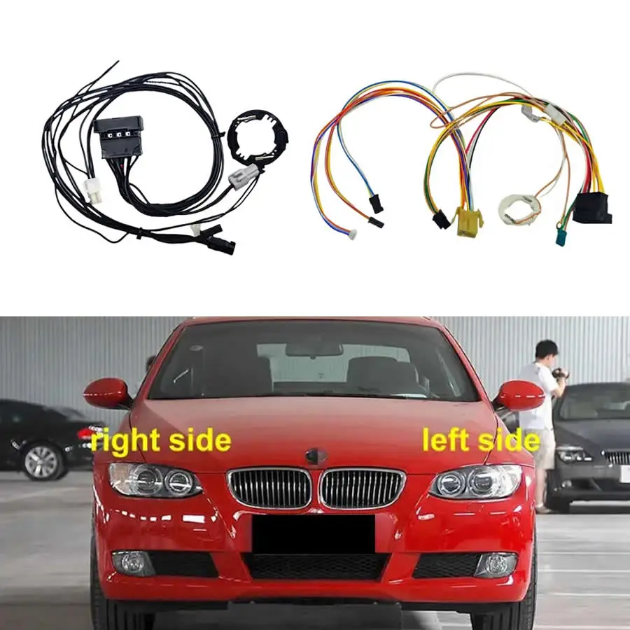 

Для BMW 3 серии 2006-2009 гг. M3 E92 E93 325 330 Внутренний жгут проводов фар Жгут проводов с AFS или без AFS 1 шт.