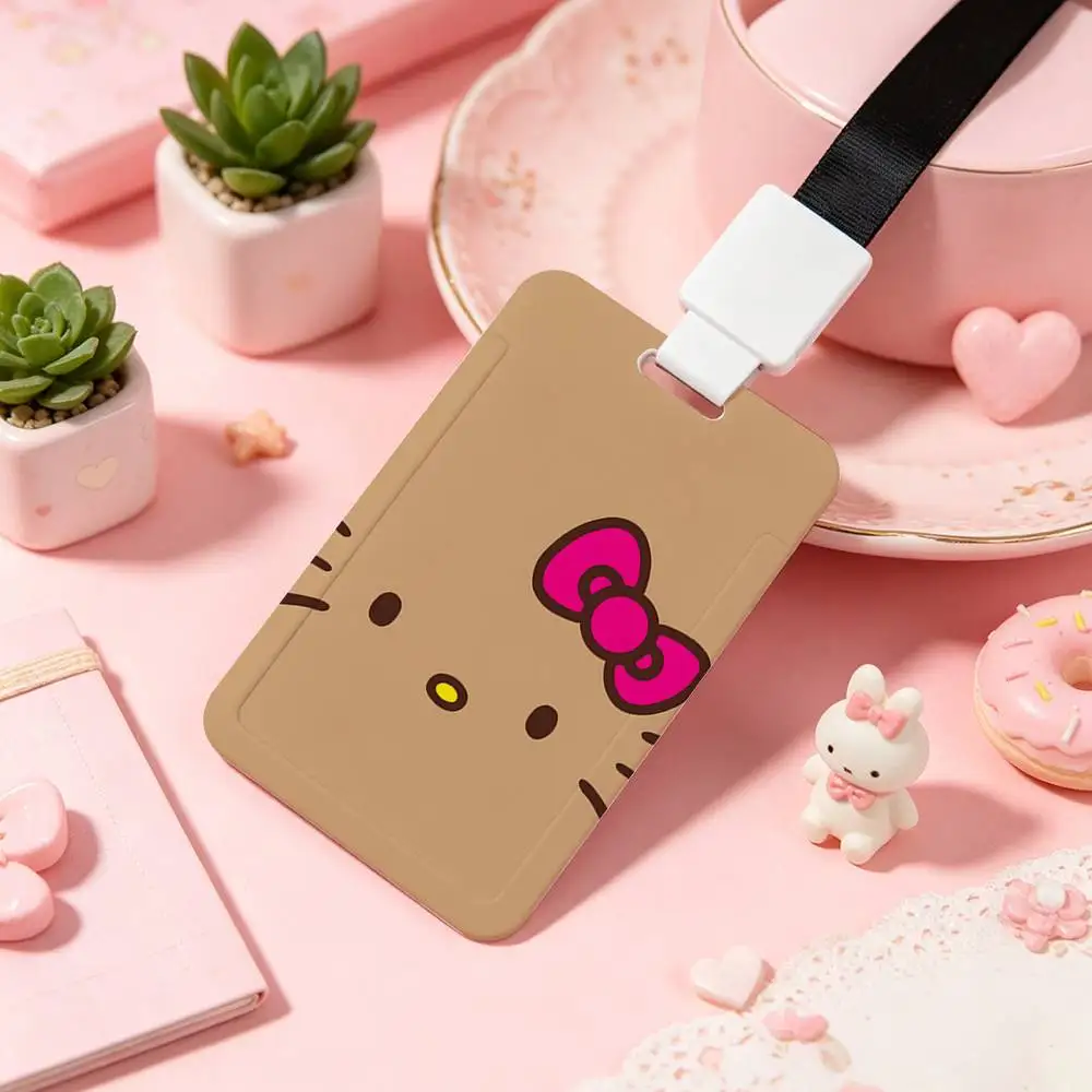 Sanrio Kawaii Collection NFC Contactless Sliding Card Sleeve For Student Cards, Bus Cards, ID Cards, And Work Permits