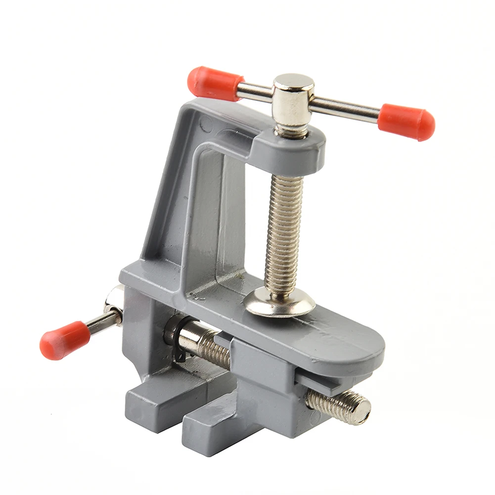 Mini Vise for Jewelry and Hobby, Securely Holds Small Parts for Detail Work, Lightweight Aluminum Construction