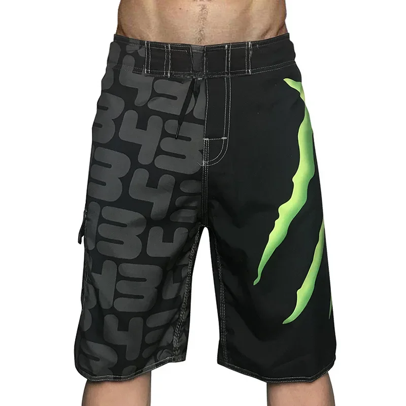 Men Quick-dry Surf Beach Shorts Southeast Asian Vacation Travel Loose Casual Five-point Shorts Comfortable Breathable