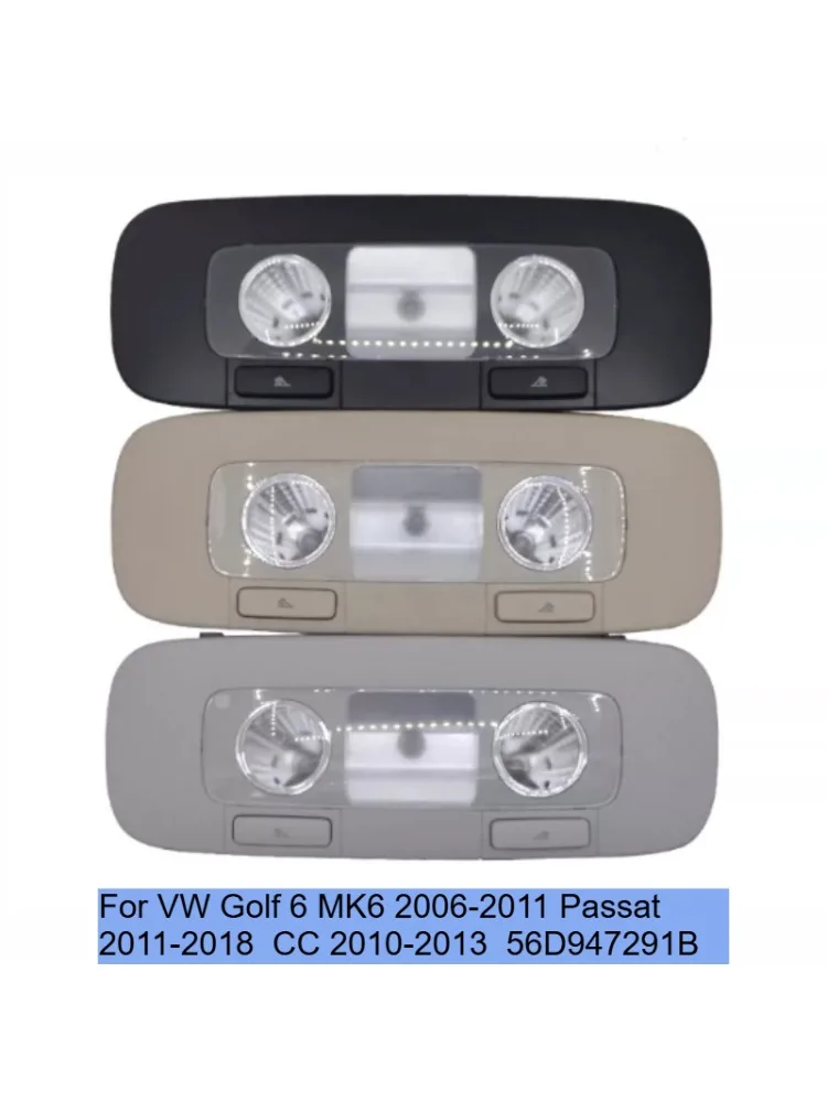 Oryginalna tylna lampka do czytania, oświetlenie wewnętrzne 56D 947 291B do VW Golf 6 MK6 2006-2011 Passat 2011-2018 CC 2010-2013 56D947291B — 2