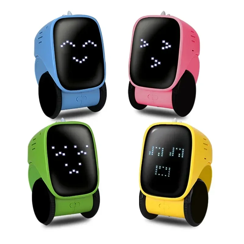 

Intelligent charging robots, programming, multi-expression detection, touch, early childhood education, singing accessories