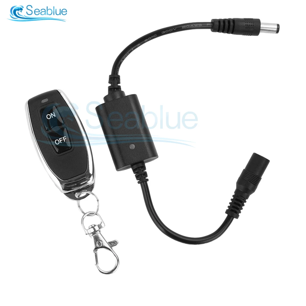 

DC 3,7 В 5 В 9 В 12 В 433 МГц Беспроводной радиочастотный пульт дистанционного управления Драйвер включения выключения для светодиодной ленты Лампа для чтения Свет Вентилятор