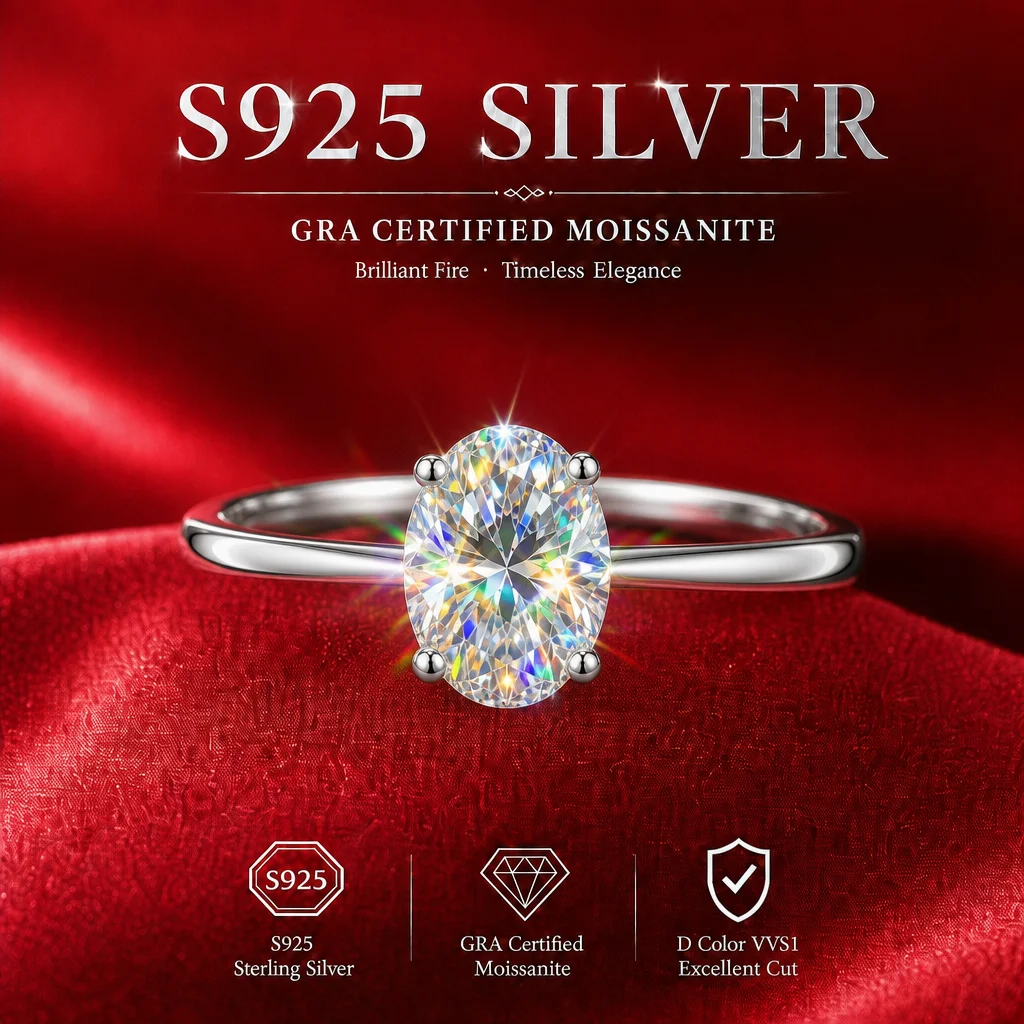 Verstellbarer 18K Gold Smaragdring mit Moissanit-Edelstein, S925 Sterling Silber, Diamanttester-geprüft, Funkelnder Damenring – Detail 18