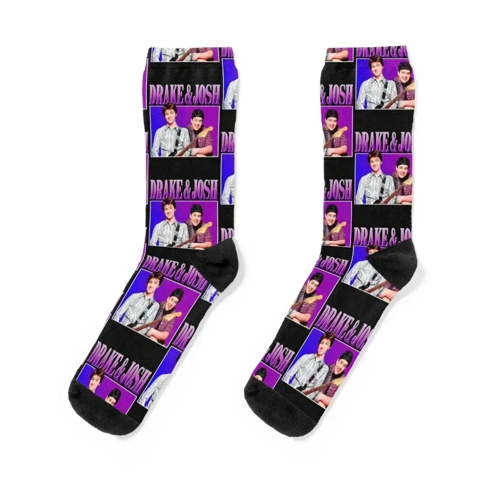 

Drake and Josh Socks Toe sports funny gift ankle Luxury Woman Socks Men's