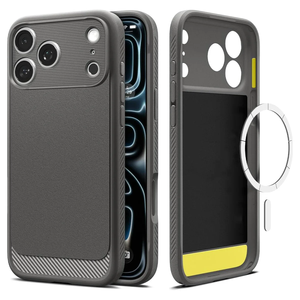 

Магнитный чехол для iPhone 17 Pro Max/17 Pro с защитой камеры из ТПУ — совместимый с магнитной крышкой